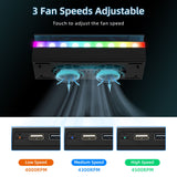 Upper Cooling Fan with RGB Lighting for Xbox Series S-Black(SY-XSS-828)