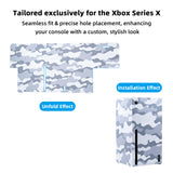 AOLION Magnetic Protective Case for Xbox Series S Console-Camouflage Gray