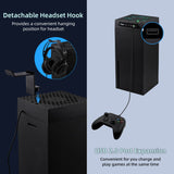 Ipega PWM RGB Cooling Fan with Headset Hanger Mount for Xbox Series X-Black(PG-XBX026A)