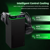 DOBE PWM Cooling Fan with Headset Hanger Mount for Xbox Series X/Series S-Black(TYX-3606)