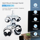 JYS Wall Mount Storage Stand for PS5 VR 2 - White(JYS-P5158)