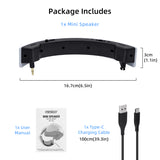 PGtech Mini Speaker for PS VR2 Headset-Black(GP-519)