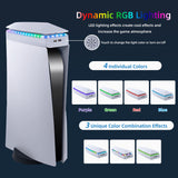 Upper Cooling Fan with RGB Lighting for PS5-White(SY-P5-658)(Not for PS5 Slim)