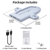 DOBE Multifunctional RGB Charging Dock for PS5 Slim-White(TP5-3528)