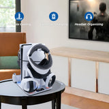 DOBE Multifunctional Cooling Charging Stand for PS5 Pro/PS5/New PS5/PS VR2 Controller-White (TP5-3550)