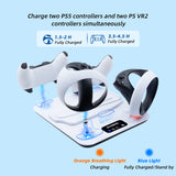 DOBE Multifunctional Cooling Charging Stand for PS5 Pro/PS5/New PS5/PS VR2 Controller-White (TP5-3550)