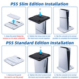 DOBE Multifunctional Cooling Charging Stand for PS5/New PS5/PS VR2 Controller-White (TP5-3550)