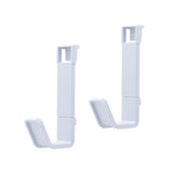 JYS 2 Pack Controller and Headset Hanger Mount for PS5/New PS5-White(JYS-P5180)