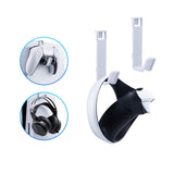 JYS 2 Pack Controller and Headset Hanger Mount for PS5/New PS5-White(JYS-P5180)