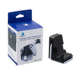 Honcam 2 In 1 Controller Charging Stand with Headset Hanger for PS5 Edge/Dualsense Controller(HC-A3729)