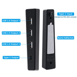 DOBE 4 Ports USB Hub for PS5 Pro for PS5 Slim Disc/Digital Edition-Black(TP5-3556)