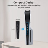 DOBE 4 Ports USB Hub for PS5 Slim Disc/Digital Edition-Black(TP5-3556)