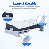 PGTECH Horizontal Base Stand for PS5 PRO Slim DE/UHD Gaming Console-White(GP-525)