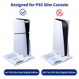 iPlay Multifunctional Cooling Stand for PS5 Slim Disc/Digital Edition-White(HBP-537)
