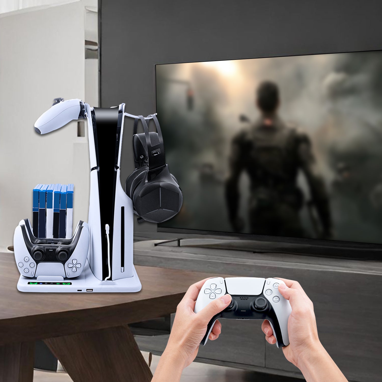 iPlay Multifunctional Cooling Stand for PS5 Slim Disc/Digital Edition ...