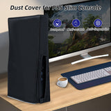 Dust Cover for PS5 Slim Game Console-Black