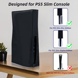 Dust Cover for PS5 Slim Game Console-Black