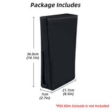 Dust Cover for PS5 Slim Game Console-Black