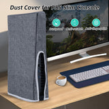 Dust Cover for PS5 Slim Game Console-Gray