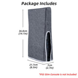 Dust Cover for PS5 Slim Game Console-Gray