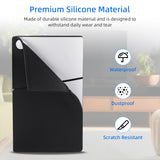 Dustproof Silicone Protective Case Cover for PS5 Slim Disc Edition-Black