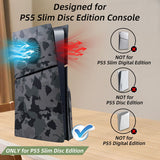Replacement Side Panel Plate with Cooling Vent for PS5 Slim Disc Edition