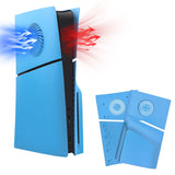 Replacement Side Panel Plate with Cooling Vent for PS5 Slim Disc Edition