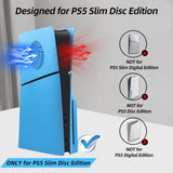 Replacement Side Panel Plate with Cooling Vent for PS5 Slim Disc Edition