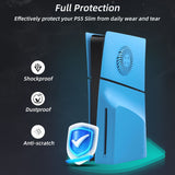 Replacement Side Panel Plate with Cooling Vent for PS5 Slim Disc Edition