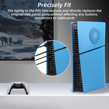Replacement Side Panel Plate with Cooling Vent for PS5 Slim Disc Edition