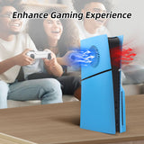 Replacement Side Panel Plate with Cooling Vent for PS5 Slim Disc Edition