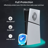Replacement Side Panel Plate with Cooling Vent for PS5 Slim Digital Edition