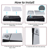 Replacement Side Panel Plate with Cooling Vent for PS5 Slim Digital Edition