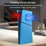 Replacement Side Panel Plate with Cooling Vent for PS5 Slim Digital Edition