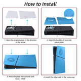 Replacement Side Panel Plate with Cooling Vent for PS5 Slim Digital Edition
