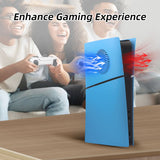 Replacement Side Panel Plate with Cooling Vent for PS5 Slim Digital Edition