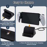 Iplay Magnetic Charging stand for PS5 Portal-Black(HBP-547)