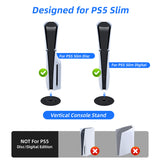 DOBE 3 In 1 Kit RGB Cooling Fan with Stand and Headset Hanger for PS5 Slim Console(TP5-3538D)