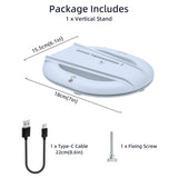 Ipega Universal RGB Vertical Stand for PS5 Pro PS5 Slim DE/UHD Gaming Console-White(PG-P5S035SA)