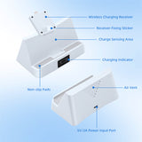 PGTECH Wireless Charger with MCU Temperature Control for PS5 Portal Console-White(GP-530)