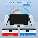 PGTECH Wireless Charger with MCU Temperature Control for PS5 Portal Console-White(GP-530)
