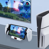PGTECH Wireless Charger with MCU Temperature Control for PS5 Portal Console-White(GP-530)