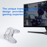 Transparent Case with Replacement Push Button Set for PS5 BDM-010 Controller