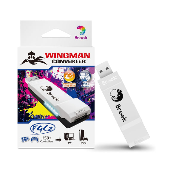 Brook Wingman FGC 2 Wired PS5/PS4/XBox Series X|S/Xbox One/Xbox Elite/Nintendo Switch/Arcade Stick Controller to PS5/Windows PC