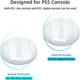 RGB Vertical Holder Stand with USB Hub for PS5 Console - White (P5-2028)