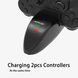Honcam High Quality Dual Magnetic Charging Port Charger for PS4/Slim/Pro Wireless Controller