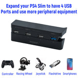 DOBE USB Hub for PS4 Slim Gaming Console - Black (TP4-821)