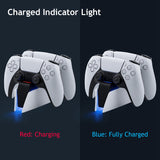 Honcam Tri-Protection Safety Dual Controller Charger for PS5 DualSense Controller