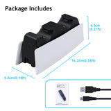 Honcam Tri-Protection Safety Dual Controller Charger for PS5 DualSense Controller