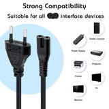 1.5M AC Power Cord for PS5/PS4/PS3/PS2/PS1/XBOX ONE/XBOX ONE S/XBOX ONE X/Xbox Series X /XBOX Series S- EU Plug